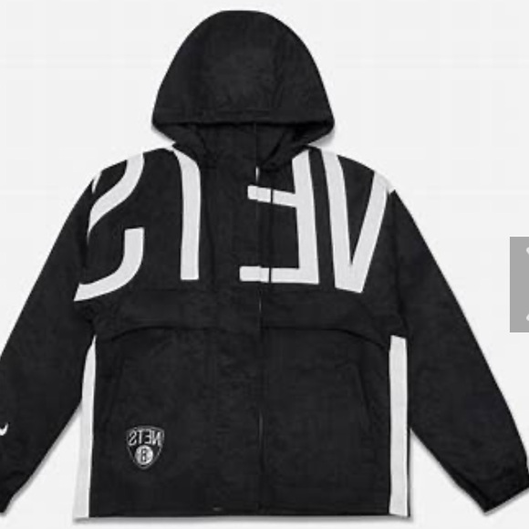 Nike Ambush NBA Collection Brooklyn Nets Logo Black Jacket VARIOUS SIZES NWT - Picture 4 of 10